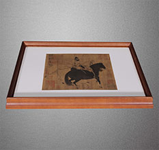 康保书画装裱配框服务案例